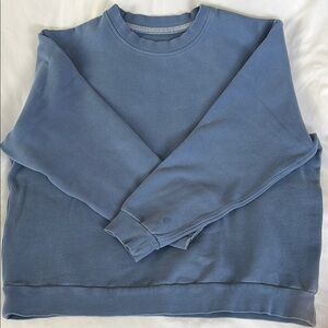 Lululemon Steady State Crew • washed denim • size S